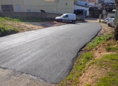 Asfaltado acesso ao Parque das Tinalhas, Loures