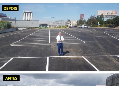 Parque estacionamento concluído no Prior Velho – 27/05/2022
