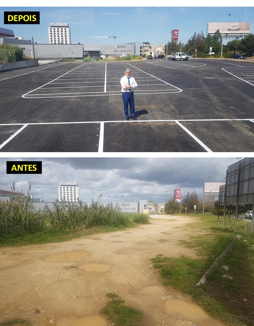 Parque estacionamento concluído no Prior Velho – 27/05/2022