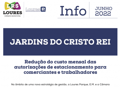 JARDINS DO CRISTO REI - Redução do custo mensal das  autorizações de estacionamento para  comerciant
